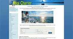 Desktop Screenshot of ahoi-charter.com